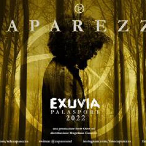 CAPAREZZA, EXUVIA TOUR E' POSTICIPATO A MAGGIO 2022